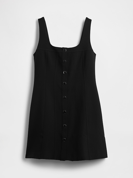 bistretch-minikleid mit naht