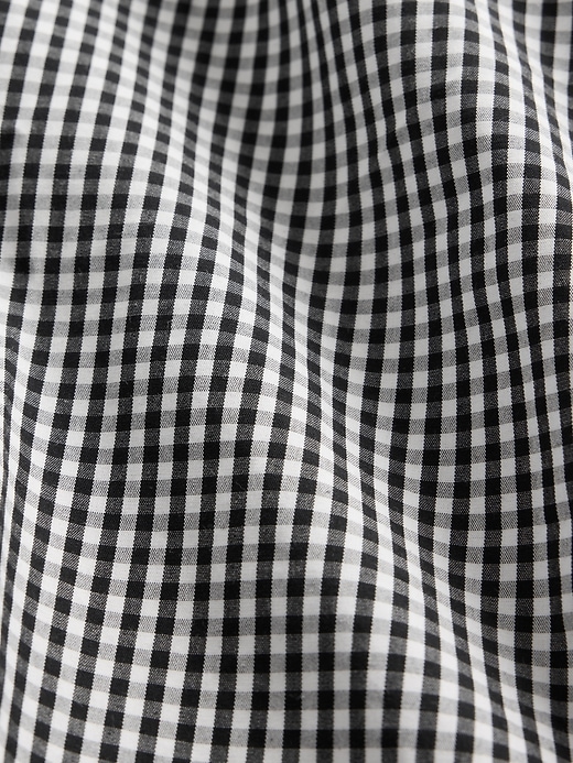 maxikleid aus verschiedenen materialien mit tiefer taille