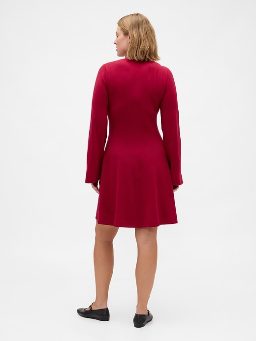 cashsoft stretch mini-strickkleid