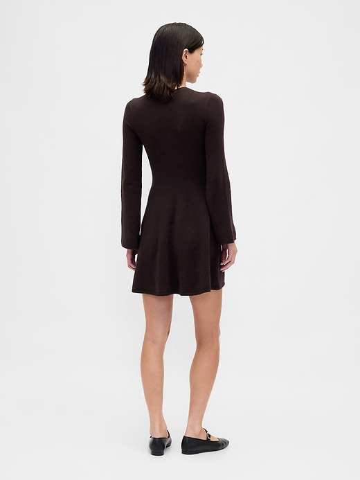 cashsoft stretch mini-strickkleid