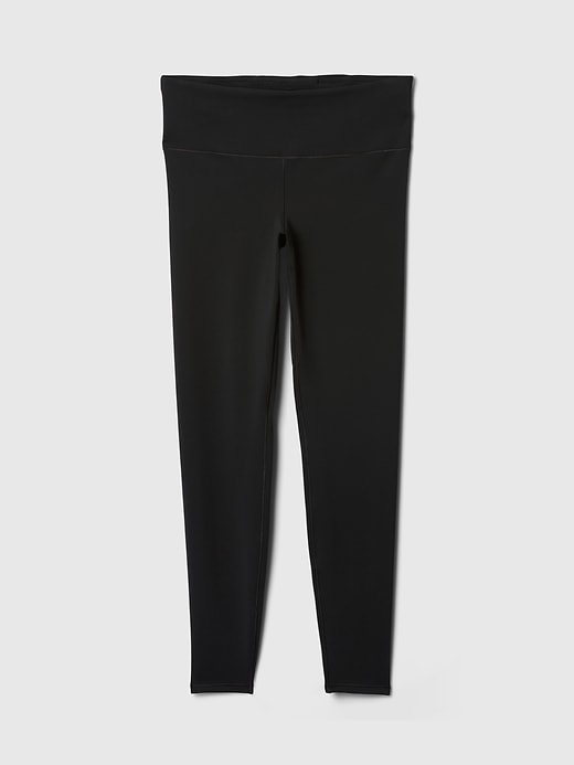 gapfit leggings mit glattem hohem bund