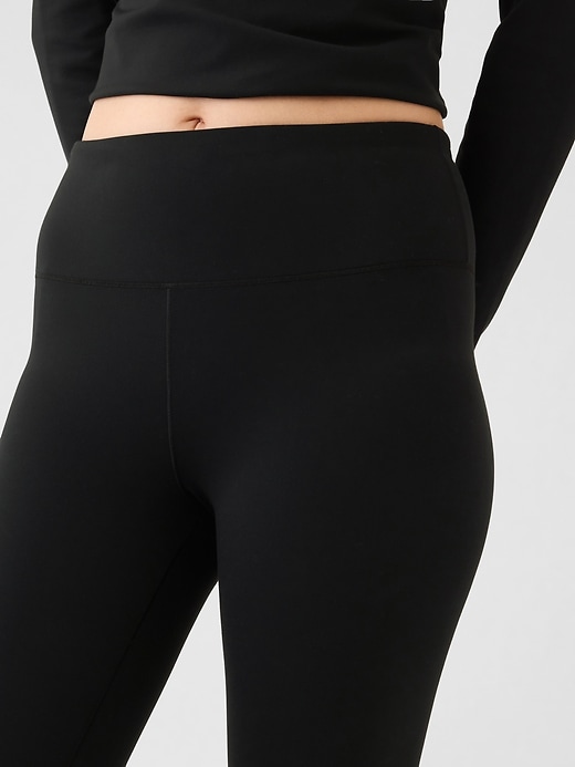 gapfit leggings mit glattem hohem bund