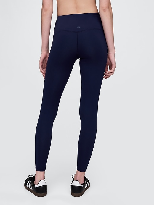 gapfit leggings mit glattem hohem bund