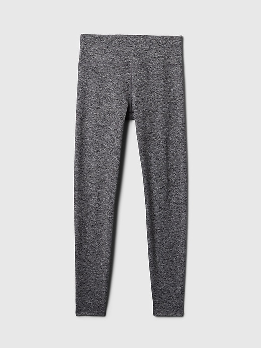 gapfit leggings aus glattem jersey mit hohem bund