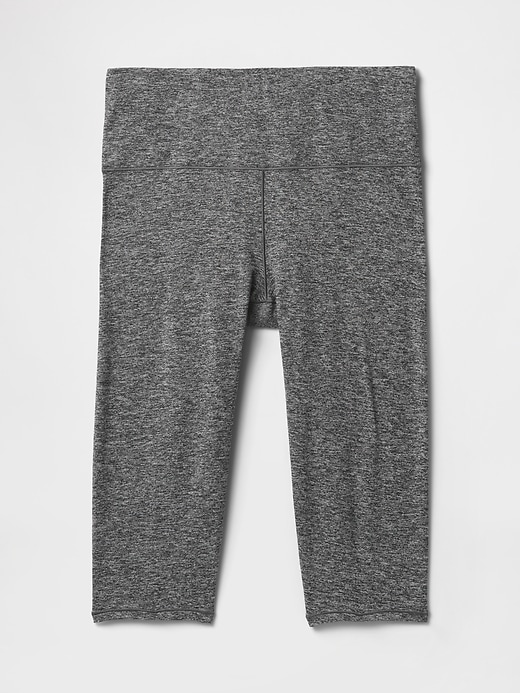 gapfit leggings aus glattem hochgeschnittenem jersey