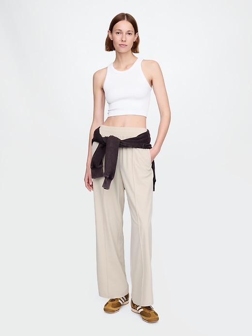 gapfit tech high rise hose mit geteiltem saum