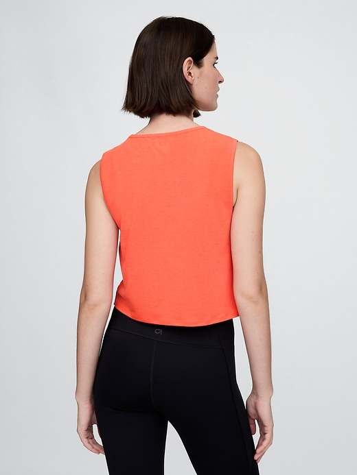 gapfit breathe crop muscle tank top