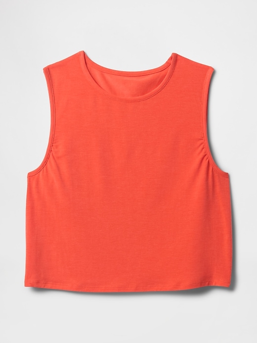 gapfit breathe crop muscle tank top