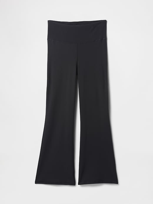 gapfit leggings mit glattem hohem bund und ausgestelltem bein