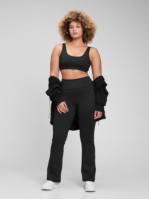 gapfit sky high rise power flare leggings