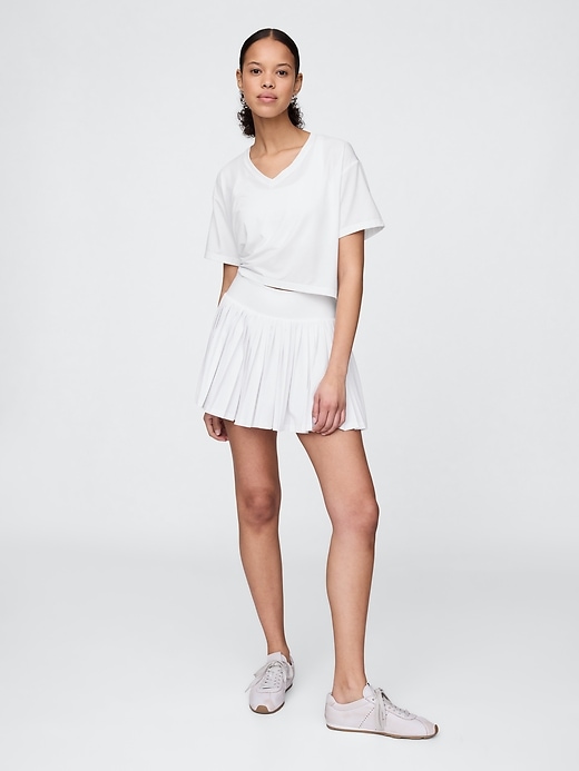 gapfit breathe v-ausschnitt crop-t-shirt