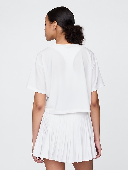 gapfit breathe v-ausschnitt crop-t-shirt