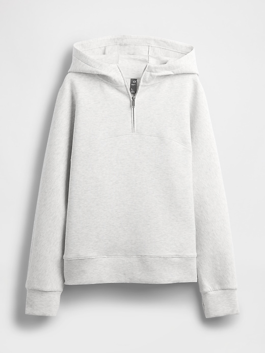 gapfit oversized quarter-zip hoodie