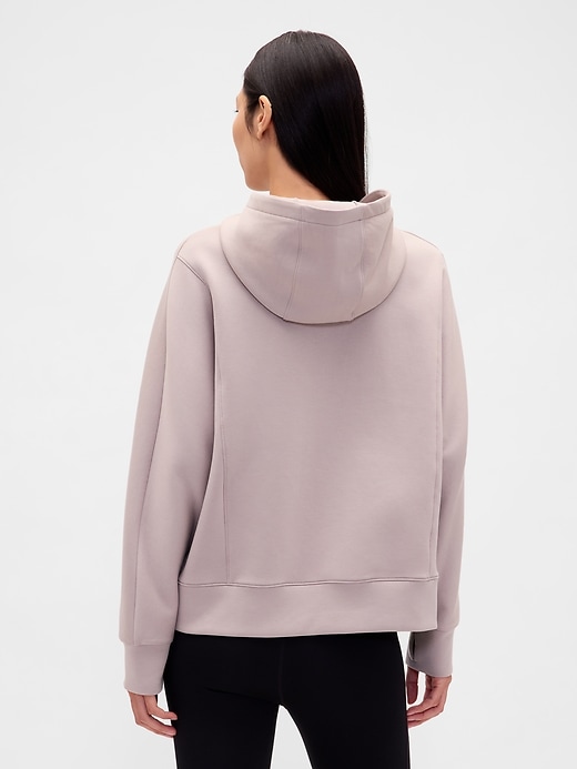 gapfit oversized quarter-zip hoodie