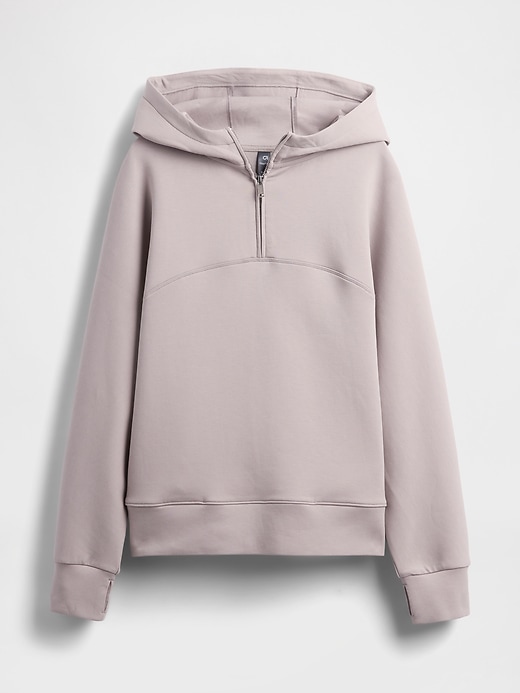 gapfit oversized quarter-zip hoodie
