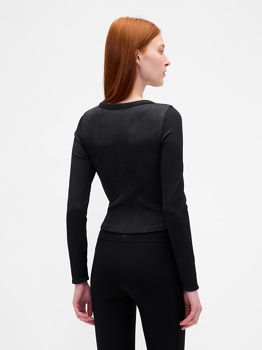 gapfit nahtloses ripp-crop-top