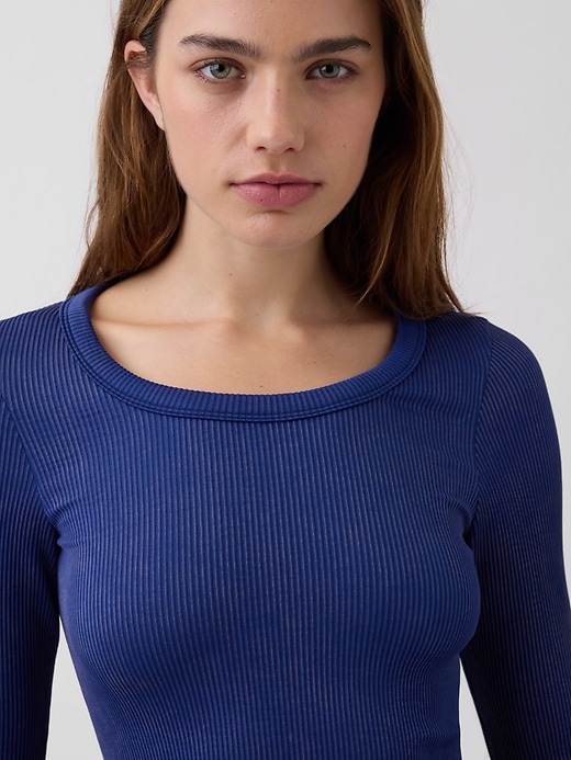 gapfit nahtloses ripp-crop-top