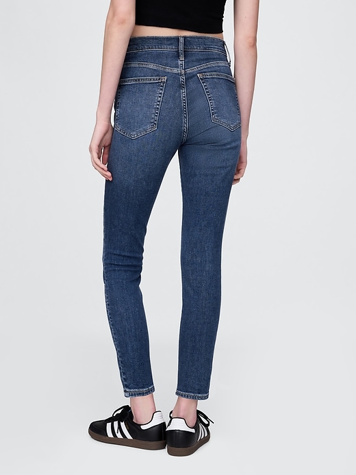 high rise true skinny jeans