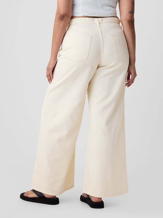 ultrasoft baggy jeans mit mittelhohem bund