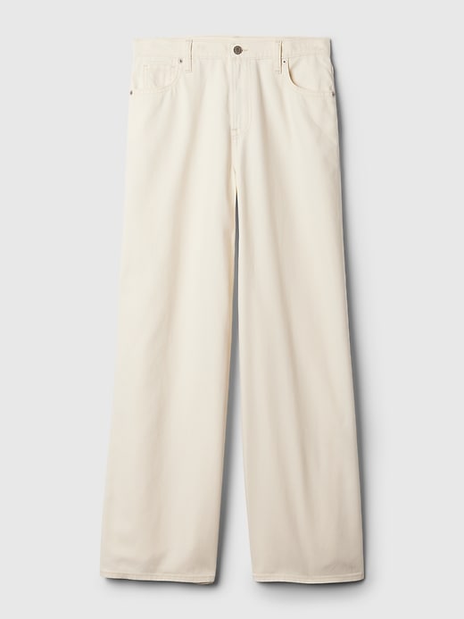 ultrasoft baggy jeans mit mittelhohem bund