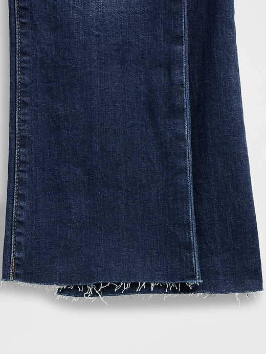 high rise kick flare jeans