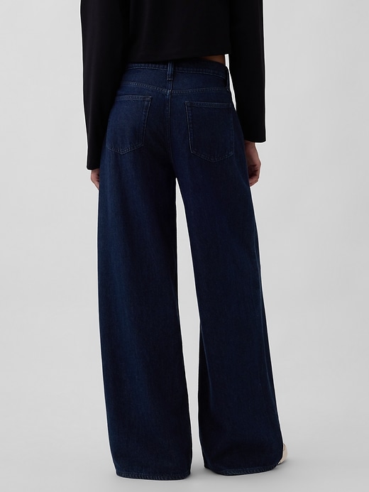 ultrasoft baggy jeans mit mittelhohem bund
