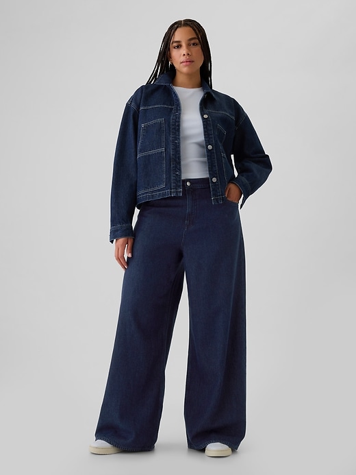 ultrasoft baggy jeans mit mittelhohem bund