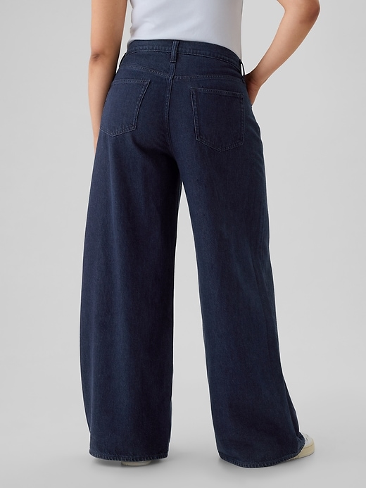 ultrasoft baggy jeans mit mittelhohem bund