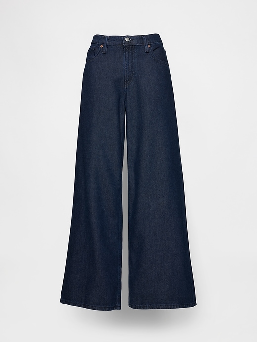 ultrasoft baggy jeans mit mittelhohem bund