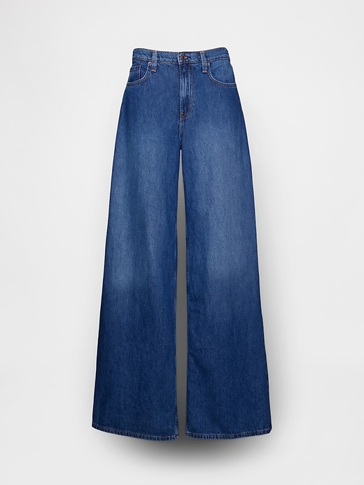 tiefsitzende extra weite jeans
