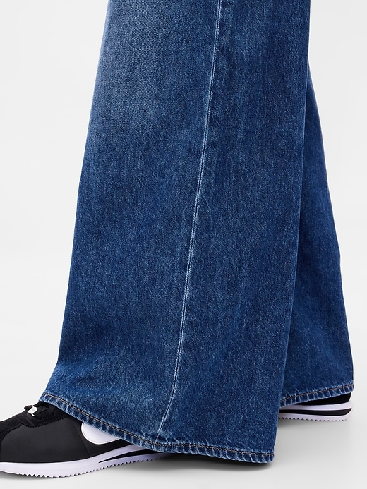tiefsitzende extra weite jeans