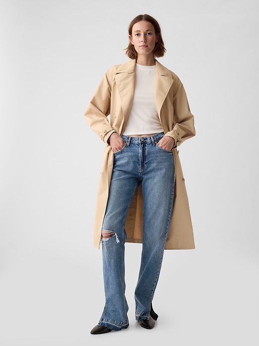 mid-rise 90s loose jeans