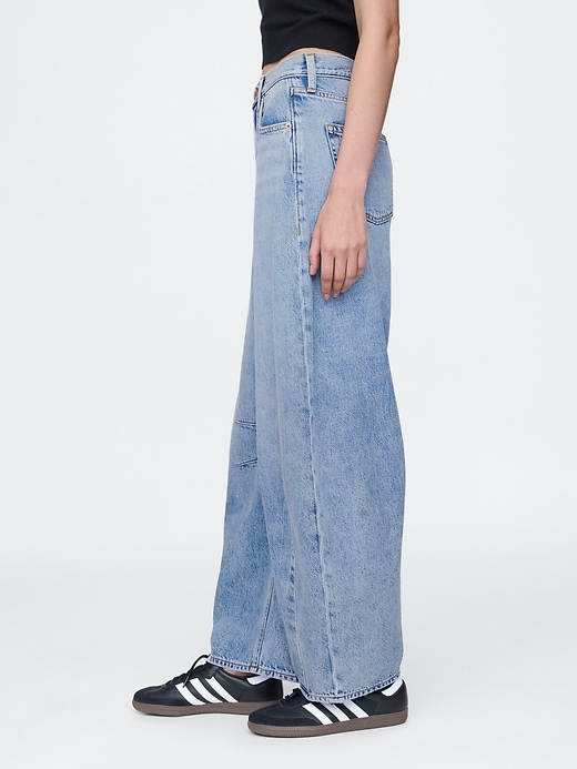 high rise ultrasoft horseshoe jeans