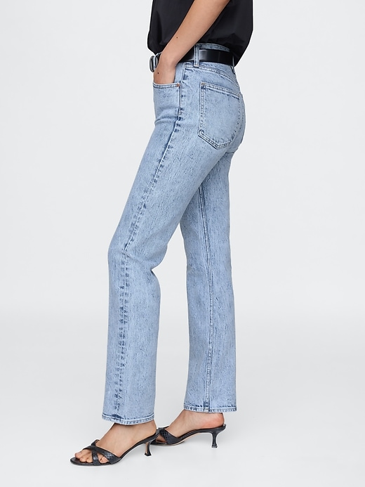 high rise 90s slim straight jeans