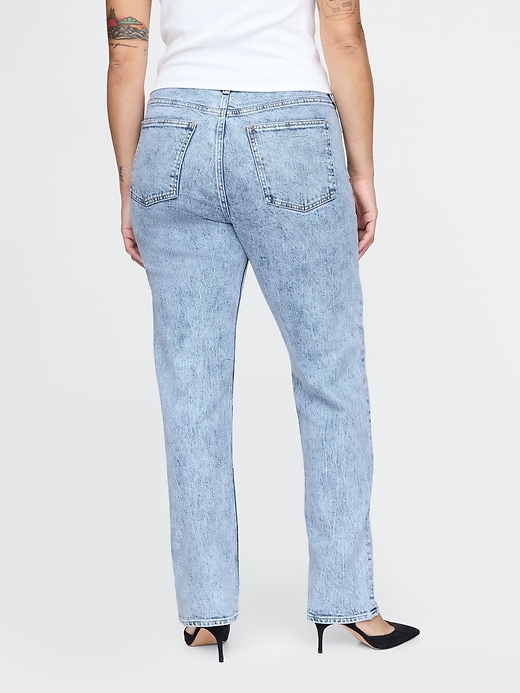 high rise 90s slim straight jeans