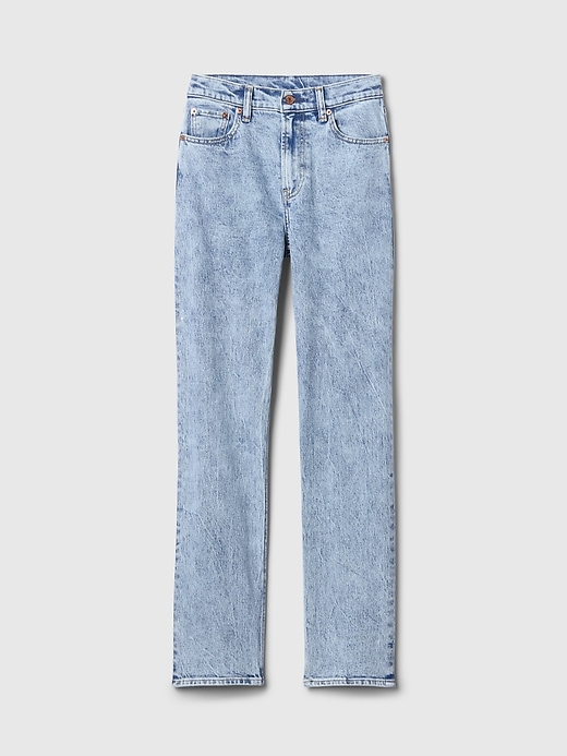 high rise 90s slim straight jeans
