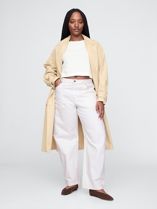 high rise barrel carpenter jeans
