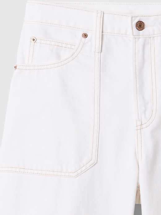 high rise barrel carpenter jeans