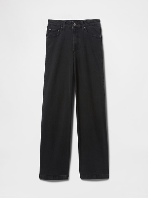 curvy high rise stride wide-leg jeans