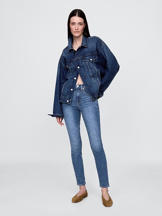 high rise true skinny jeans