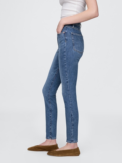 high rise true skinny jeans