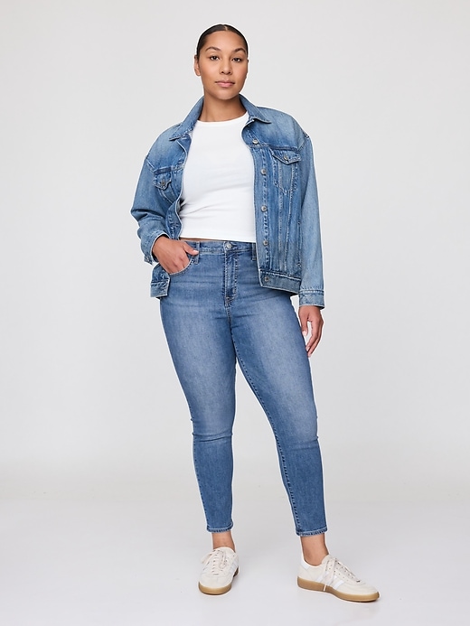 high rise true skinny jeans