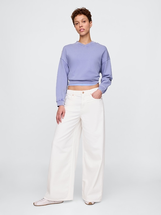 tiefsitzende extra weite jeans