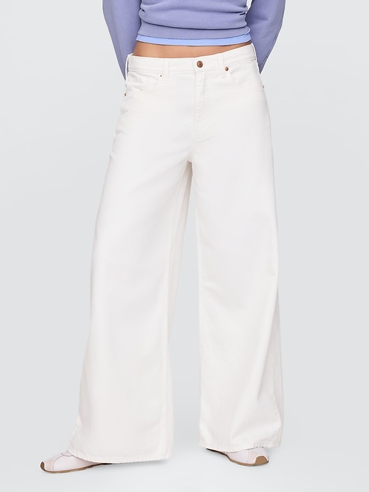 tiefsitzende extra weite jeans