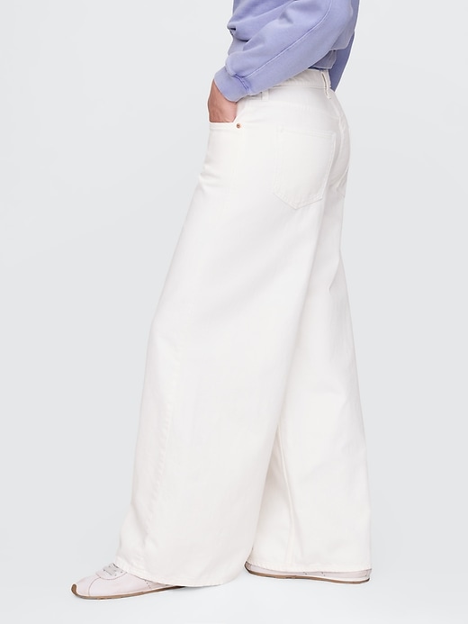 tiefsitzende extra weite jeans
