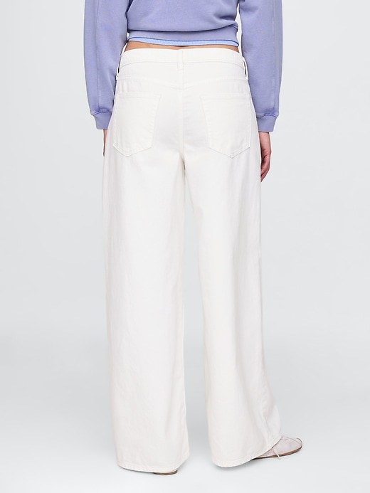tiefsitzende extra weite jeans