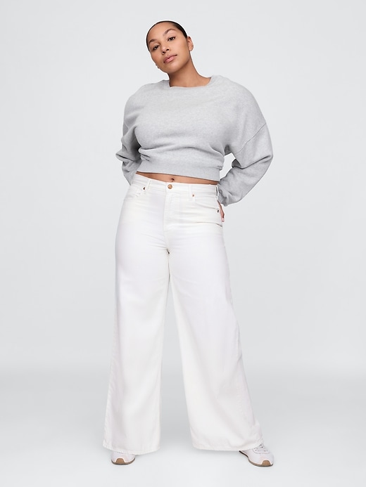 tiefsitzende extra weite jeans