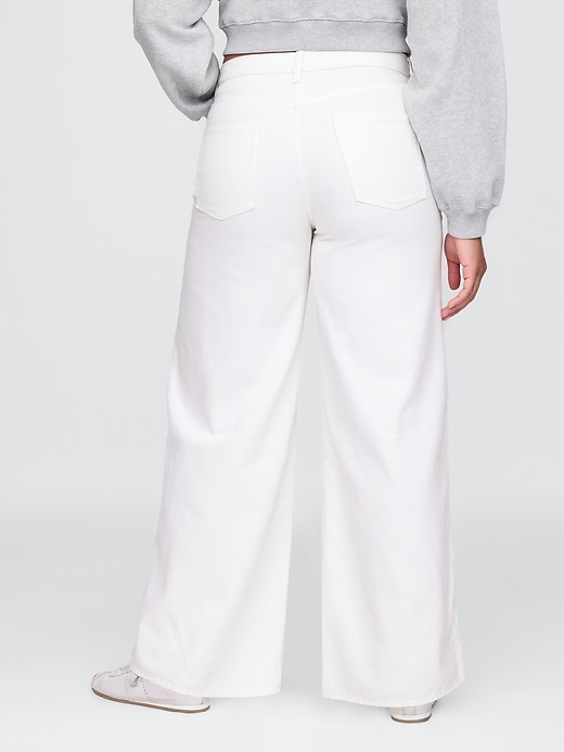 tiefsitzende extra weite jeans