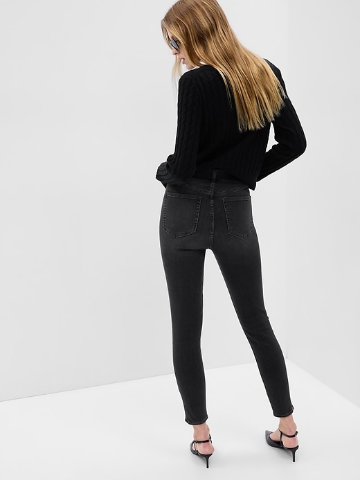 sky high rise true skinny jeans