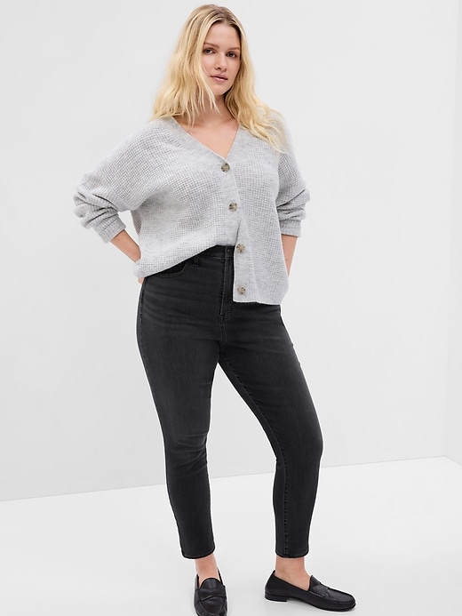sky high rise true skinny jeans